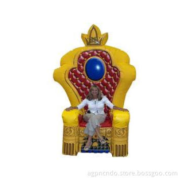 Chinese Supplier Advertising Inflatable King Chair Sofa For